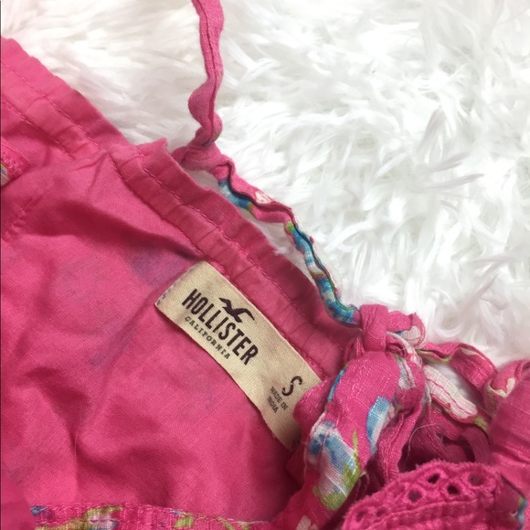 Hollister blouse pink flower - Picture 4 of 7